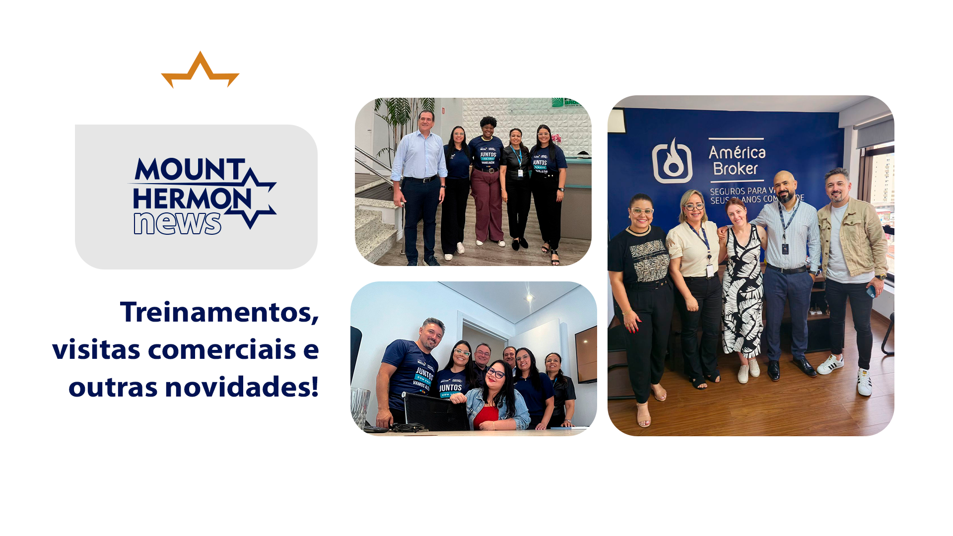 Treinamentos, visitas comerciais e outras novidades!