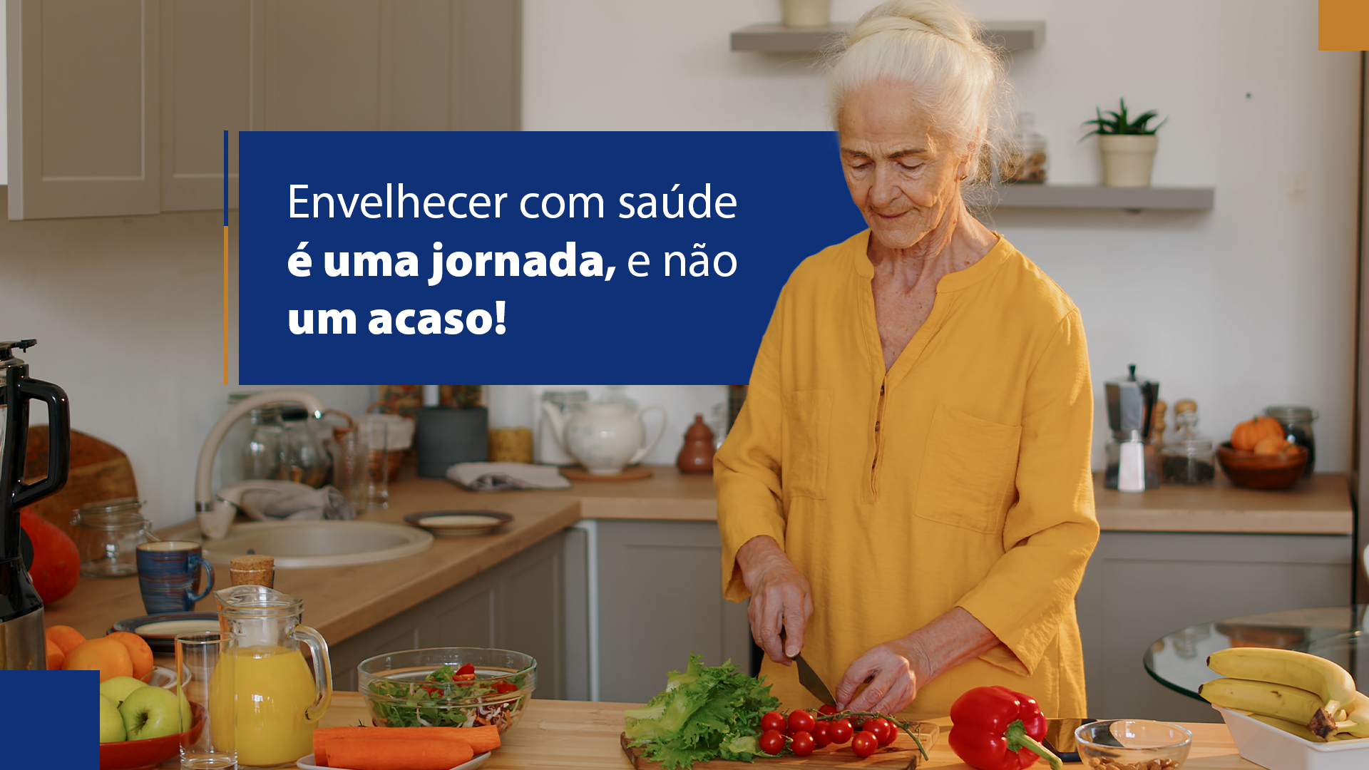 Envelhecer com saúde não é sorte, é construção!