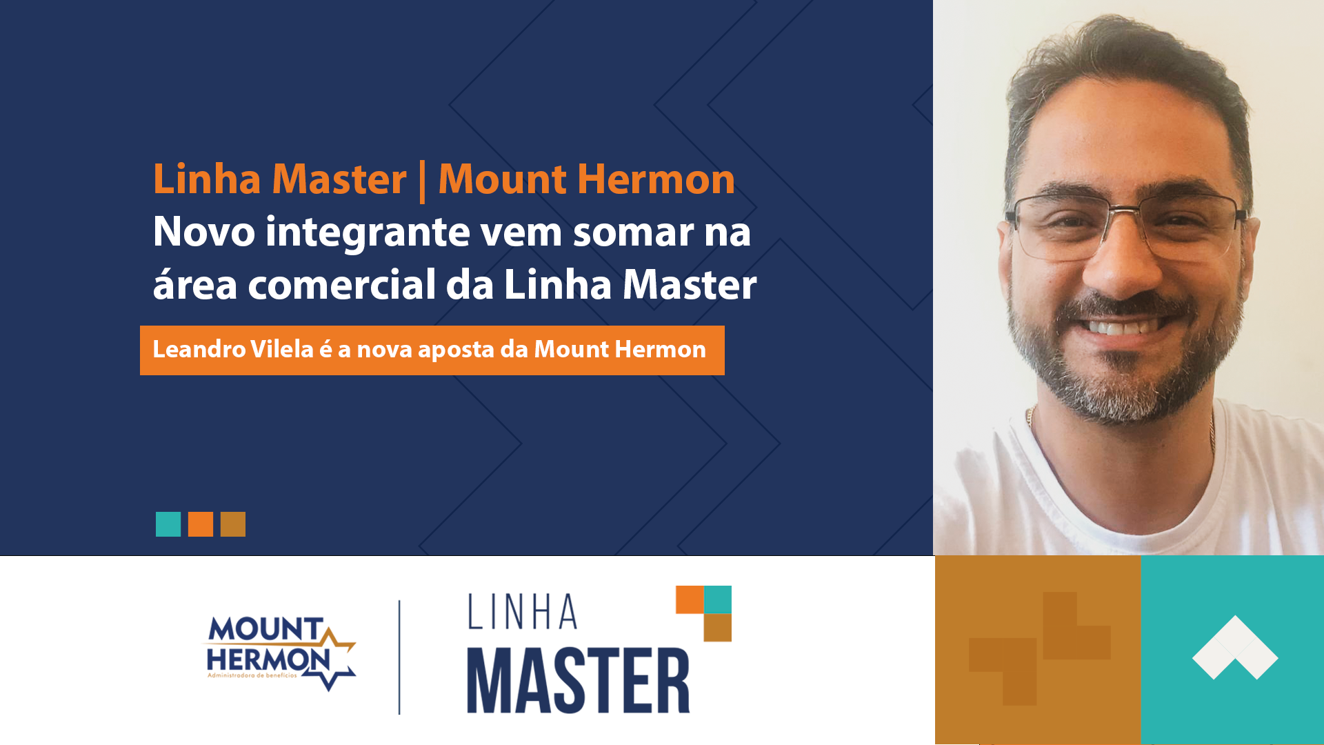 Novo integrante vem somar na área comercial da Linha Master